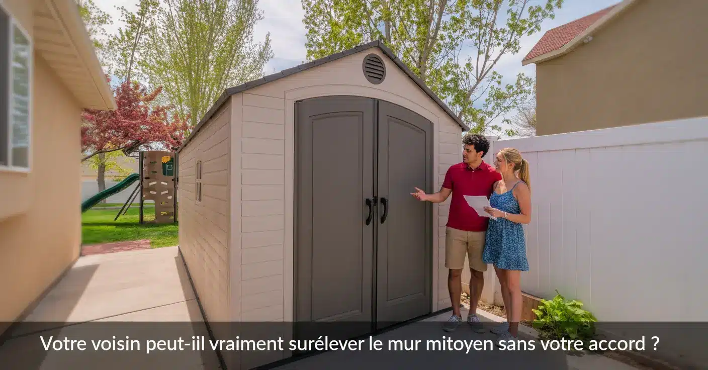 Votre voisin peut-il vraiment surélever le mur mitoyen sans votre accord ?